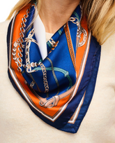 Riviera Chain Silk Scarf